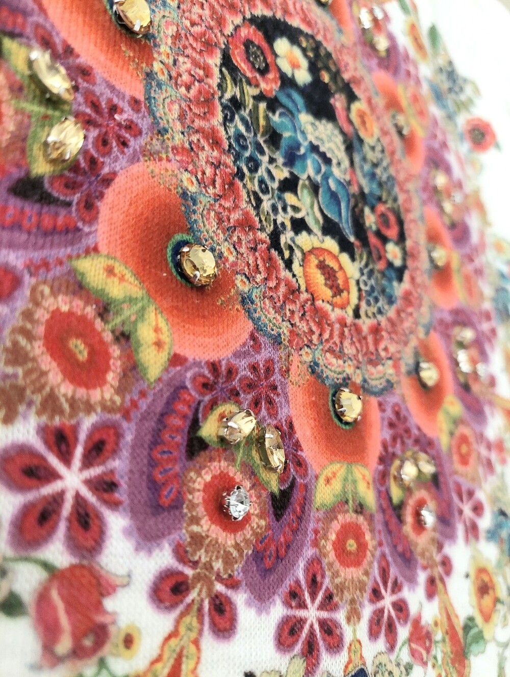Desigual Prisca Mandala Hi-Low Tunic Top Size S - Picture 12 of 16